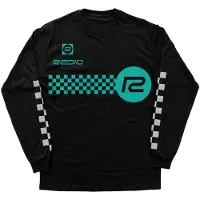 Radio Raceline Checker Pitkähihainen T-paita