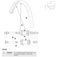 Mavic Xa Elite Carbon 29 Takaoikeat Pinnat 12 Yksiköt