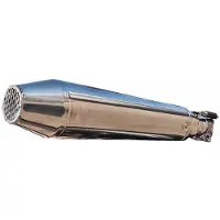 Gpr Exhaust Systems Ultracone Inox Cafè Racer Silencer Without Link Pipe Xl 80-85 125 G Hyväksytty äänenvaimennin