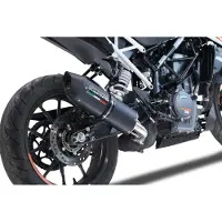 Gpr Exhaust Systems Furore Evo4 Nero Ktm Duke 390 2021-2023 E5 Oval Homologoitu Slip On äänenvaimennin
