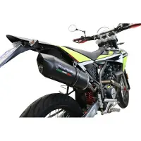 Gpr Exhaust Systems Furore Evo4 Nero Fantic Motor Xef 125 Competition 4t 2021-2023 E5 Oval Homologoitu Slip On äänenvaimennin
