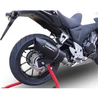 Gpr Exhaust Systems Furore Evo4 Nero Honda Cb400 X 2016-2018 E4 Oval Homologoitu Slip On äänenvaimennin