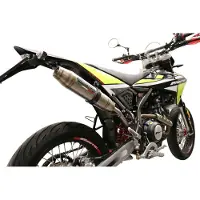 Gpr Exhaust Systems Albus Evo4 Fantic Motor Xef 125 Competition 4t 2021-2023 E5 Oval Homologoitu Slip On äänenvaimennin
