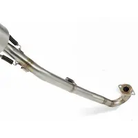 Gpr Exhaust Systems Deeptone Inox Kawasaki Klx 140 2008-2020 Round Ei-homologoitu Täydellinen Pakokaasujärjestelmä