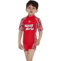 Speedo Disney Mickey Mouse All-in-one Lyhythihainen Uv-shorty Selkävetoketjulla