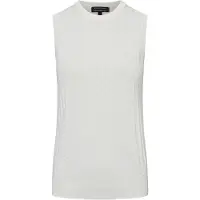 Armani Exchange for woman. 8NYH9AYMH6Z1130 White knitted top (XS), Casual, Viscose, Sleeveless / Straps