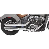 Bassani Xhaust Indian Scout 69 15-16 Ref:8s17sc Ei-homologoitu Slip-on äänenvaimennin