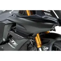 Puig Downforce Winglet -Sivuspoileri YZF-R1 VV 15–19 MUSTA