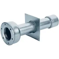 AstralPool 00327 Inox Aisi304 L240mm Seinäputki Molemmissa Päissä 1 1/2 Sisäkierre