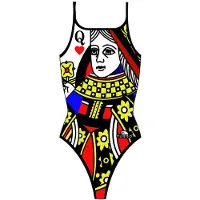 Turbo Queen Of Hearts Ohut Olkaimet Uimapuku