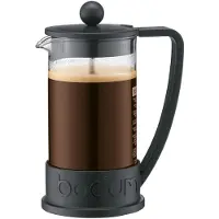 Bodum Brazil - french press - black - Size 11.3 x 7.9 cm - Height 16 cm - 0.35 L