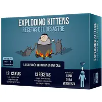Asmodee Exploding Kittens Recetas Del Desastre Korttipeli Espanjankielinen Versio