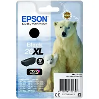 Epson 26XL ink cartridge black (C13T26214012)