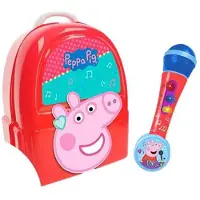 Reig Musicales Peppa Pig And Camer Backpack 23 Cm Mikrofoni