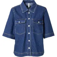 ONLY Onlbelle S/S Shirt Dnm Gua Noos - Navy - XL