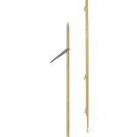 Picasso Gold Spring Steel Shark Fin Spear 6.5 Mm Yksittäinen Flopper Harppuunan Varsi