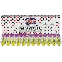 RONNEY Hair Ampullit Intensive Plancenta Reconstructed 12 x 10 ml