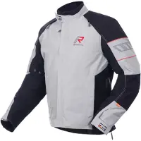Rukka R-Ex 2.0 Miesten tekstiilitakki Vaaleanharmaa/Punainen/Musta Miehet, size 52