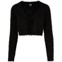Urban Classics Tied Cropped Feather Neuletakki black Koko XS