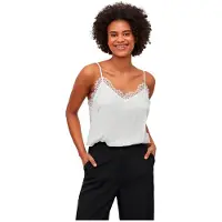 Vila Vicava New Lace Singlet - Noos - White - 40