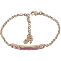 Adore ELEGANCE naisten rannekoru 5303105 - - Pinkki - Karabiininauha - Ruusukullattu