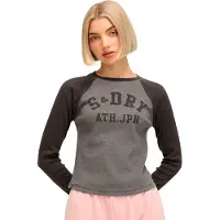 Superdry Athletic Rib Slim Pitkähihainen T-paita