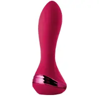 Dream Toys Sparkling Inflatable Remote Vibrator Isabella Red