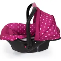 Teknikproffset Deluxe 50x32x16 Cm Car Seat Pinkki