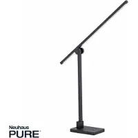 Pure Led pöytävalaisin Grafo, himmennettävä, Musta, Työhuone/toimisto, Metalli, Moderni, työpöytävalaisin