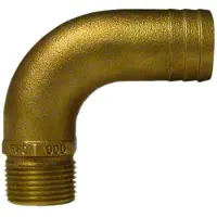 Groco 2x1/4´´ Kyynärliitin