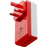 TwelveSouth USB-C PD 100W Seinälaite - - PlugBug - Etsi minut - 4 USB-C Porttia - Valkoinen