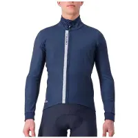Castelli Entrata pyöräilytakki sininen/hopea miehet