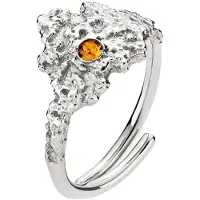 Sistie Silke X Ring Recycled Silver Onesize