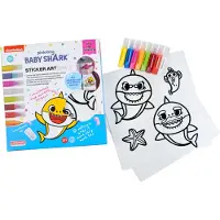 Comansi Sticker Art Junior - Baby Shar - Multi/patterned - ONE SIZE