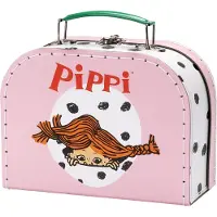 Peppi Pitkätossu Peppi Paperilaukku 20 cm Vaaleanpunainen