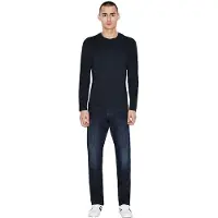 Armani Exchange for man. 8NZM77ZJA5Z1510 Maglia navy jumper (XL), Casual, Cotton, Long sleeve