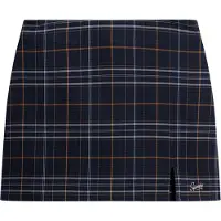 Superdry for woman. W7210321A Navy plaid mini skirt (M), Casual, Polyester