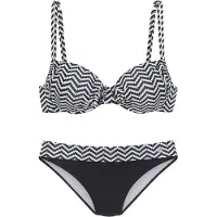 Jette Bikini musta / valkoinen