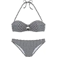 Jette Bikini musta / valkoinen