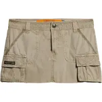 Superdry for woman. W7210305A Skirt Utility Parachute taupe (S), Casual, Cotton