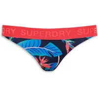 Superdry for woman. W3010401A Bikini Bottom Classics navy (L), Black, Beachwear, Recycled Polister, Sustainable