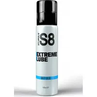 Stimul8 S8 S8 Extreme Lube - Liukuvoide, 100 ml, väritön, maustamaton, hajustamaton, pitkäkestoinen, rentouttava, vesipohjainen