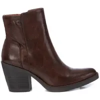 Refresh for woman. 17203202-CAMEL Ankle boots 172032 brown (40), 5 to 8 cm, Zip, Casual