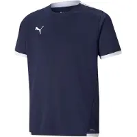 Puma Pelipaita Teamliga - Navy/valkoinen Lapset, koko 140 cm