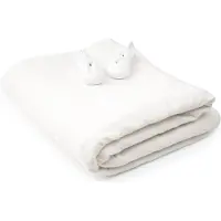 InnovaGoods Kaksinkertainen sähköinen alablanketti Blewarm Innovagoods 60+60 W 140 x 160 cm valkoinen