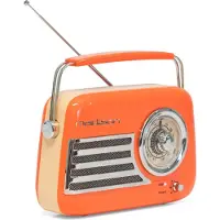 Madison Radio Bluetooth Retro ja FM (oranssi)