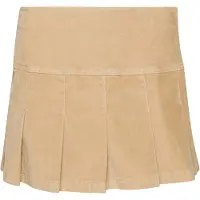 Superdry for woman. W7210244A Corduroy Pleated Miniskirt With Vintage Logo Logo beige (M), Casual, Cotton