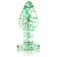 Ouch! Glass Butt Plug Glow in the Dark (M)