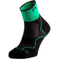 Lurbel Socks Challenge Three Black Green, Size L