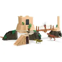Schleich DINOSAURS Dinotemppelin valloitus, megasetti